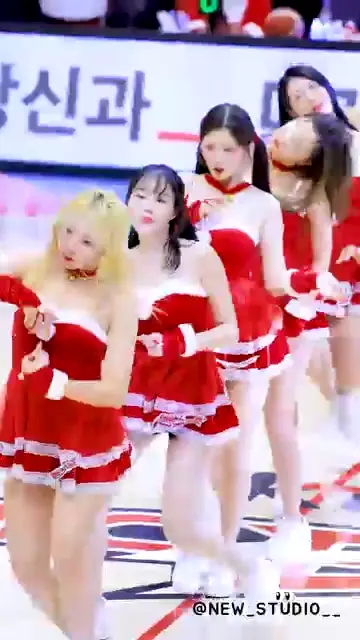 극락파트 표정연기 미친 정원 치어리더 직캠