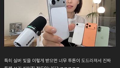이번엔 아이폰일반도 스펙잘나오고, 프로는 너무 못 생겼네요