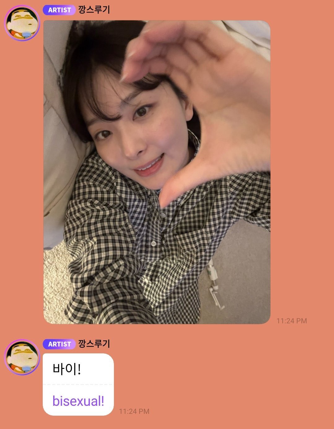 레드벨벳 슬기의 갑작스런 커밍아웃