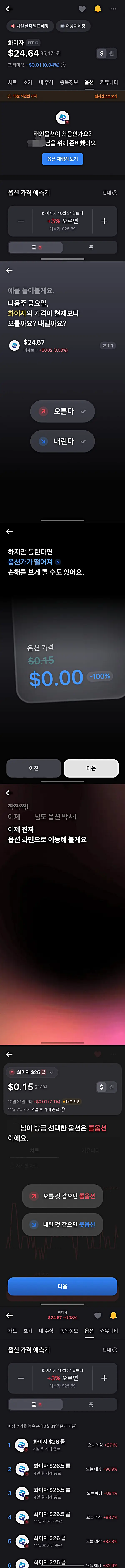 옵션이 제일 쉬웠어요